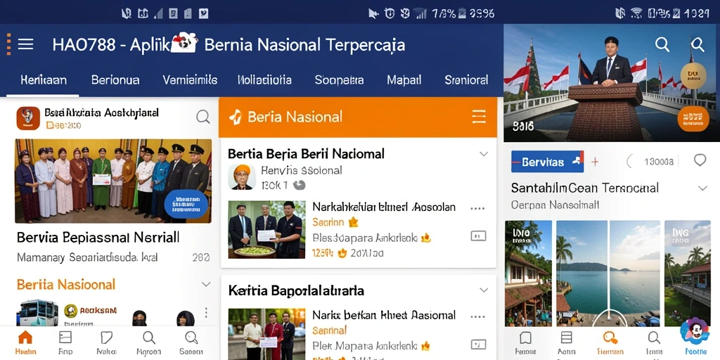 Antarmuka pengguna HAO788 yang informatif dan menarik