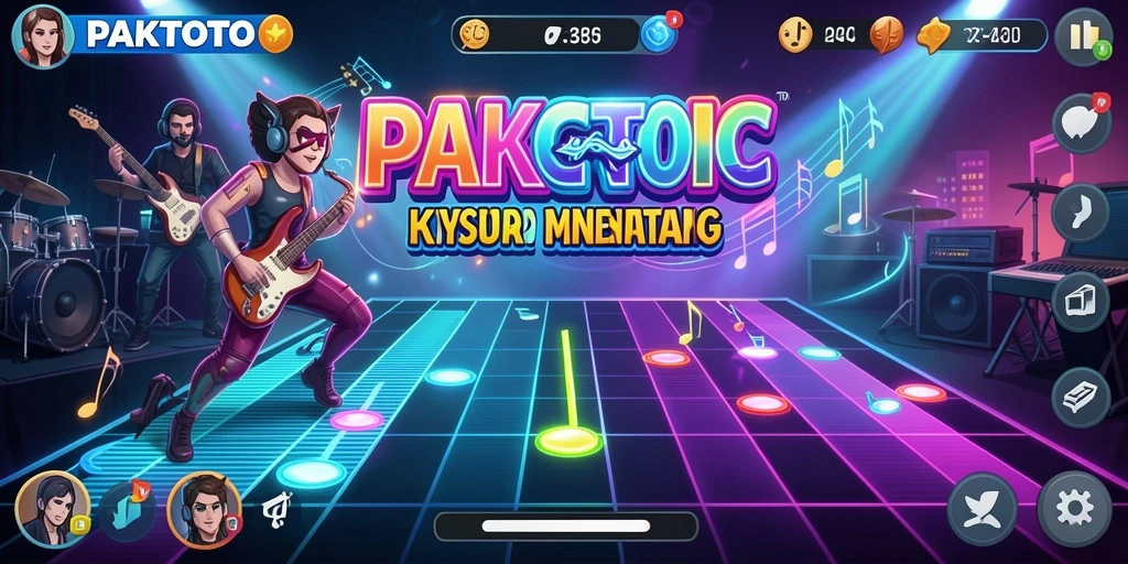 Tampilan antarmuka PAKTOTO yang menarik dengan efek grafis mengesankan.
