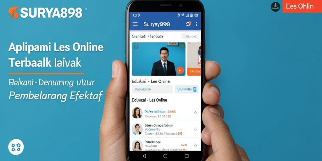 Antarmuka pengguna SURYA898 yang menarik dan mudah digunakan.